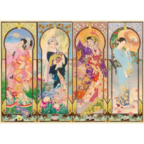 Ravensburger - Puzzle cele 4 anotimpuri 1000 piese design nou - poza 1