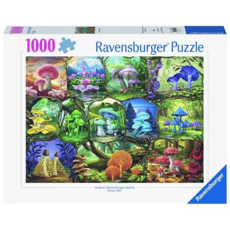 Ravensburger - Puzzle ciuperci colorate 1000 piese design nou - poza 1