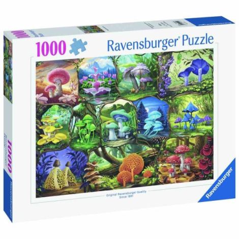 Ravensburger - Puzzle ciuperci colorate 1000 piese design nou - poza 2