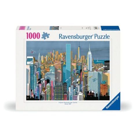 Ravensburger - Puzzle cladiri din New York 1000 piese - poza 1