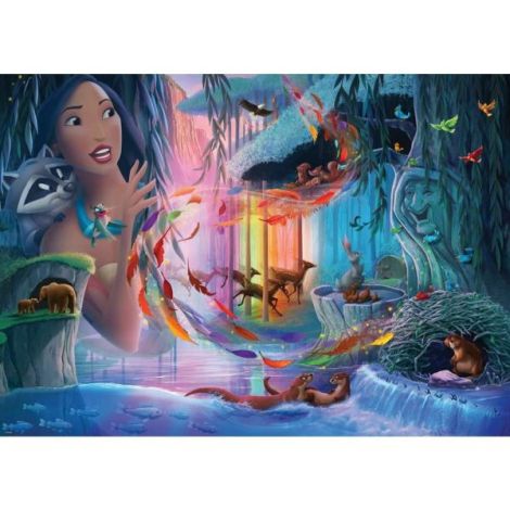 Ravensburger - Puzzle colectia de castele Disney Pocahontas 1000 piese - poza 3