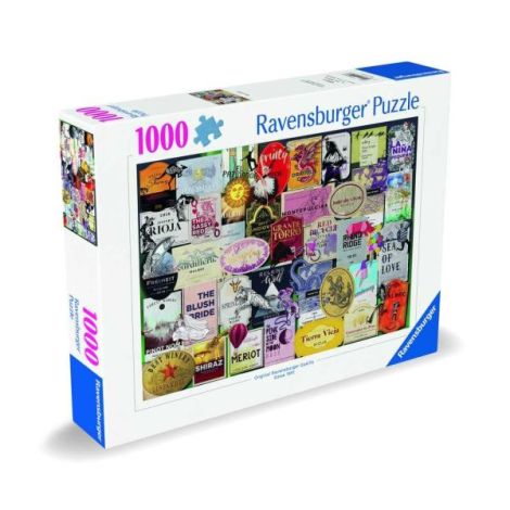 Ravensburger - Puzzle colectia etichete de vin 1000 piese design nou - poza 1