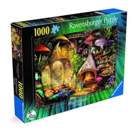 Ravensburger - Puzzle coliba ciupercutelor 1000 piese - poza 2
