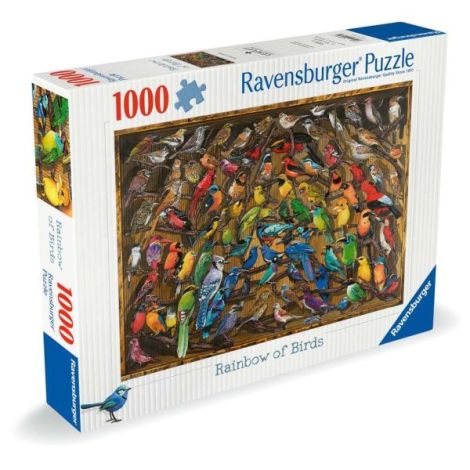 Ravensburger - Puzzle curcubeu de pasari 1000 piese design nou - poza 2