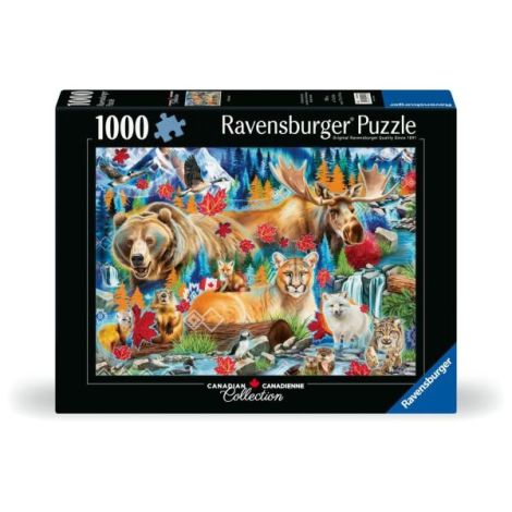 Ravensburger - Puzzle de colectie salbaticia Canadei 1000 piese - poza 1