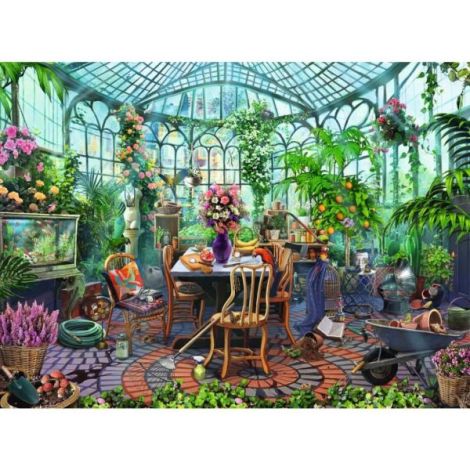 Ravensburger - Puzzle dimineata in gradina 500 piese design nou - poza 2