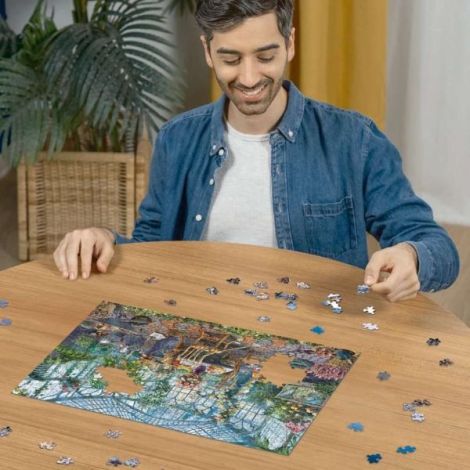 Ravensburger - Puzzle dimineata in gradina 500 piese design nou - poza 3
