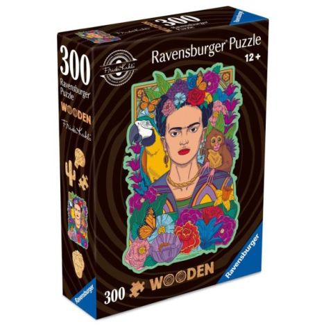 Ravensburger - Puzzle din lemn Frida Kahlo 300 piese - poza 1