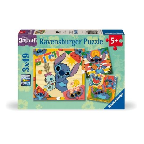 Ravensburger - Puzzle Disney Stitch 3x49 piese - poza 2