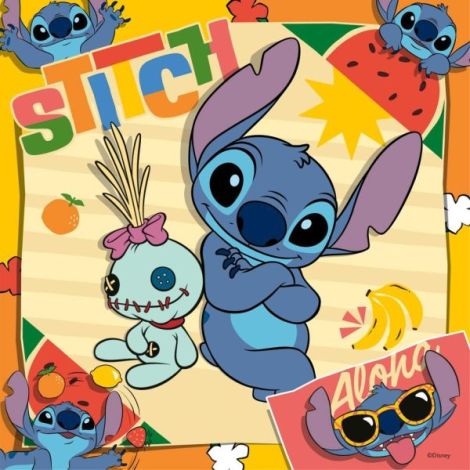 Ravensburger - Puzzle Disney Stitch 3x49 piese - poza 4