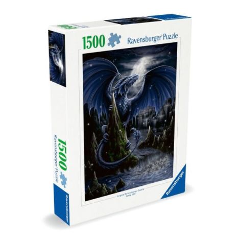 Ravensburger - Puzzle dragonul negru 1500 piese design nou - poza 1