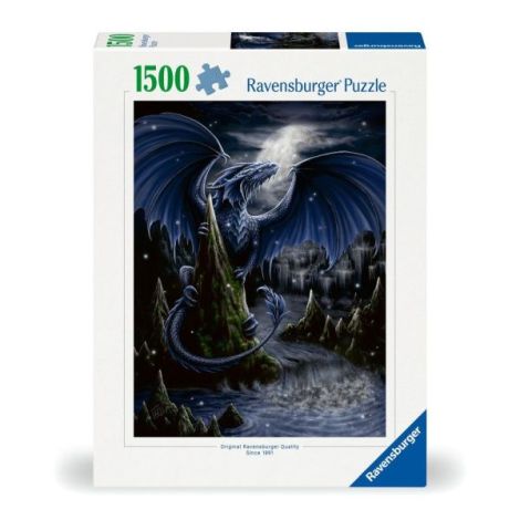 Ravensburger - Puzzle dragonul negru 1500 piese design nou - poza 2