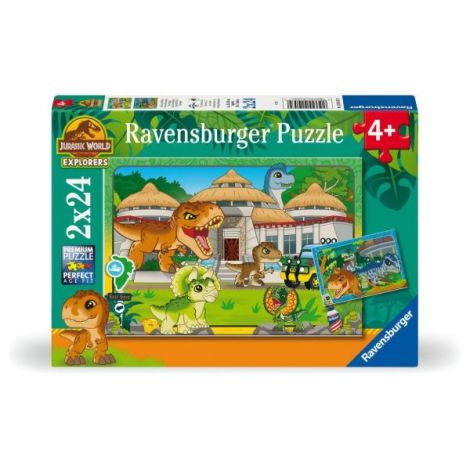 Ravensburger - Puzzle exploratori Jurassic World 2x24 piese - poza 4