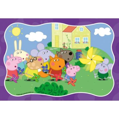 Ravensburger - Puzzle familia Peppa Pig 2x24 piese - poza 4