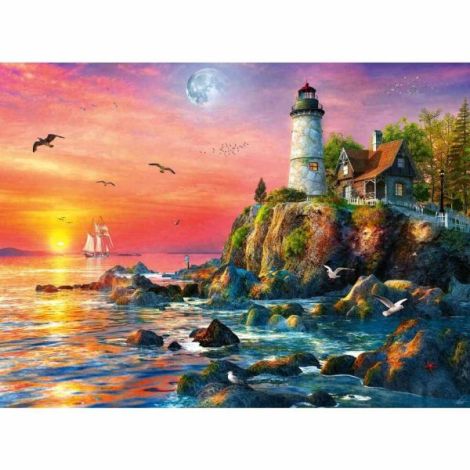 Ravensburger - Puzzle far la apus 500 piese design nou - poza 1