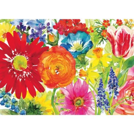 Ravensburger - Puzzle flori abundente 1000 piese design nou - poza 1