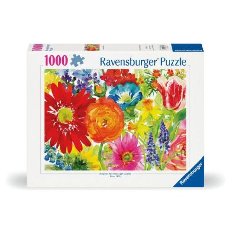 Ravensburger - Puzzle flori abundente 1000 piese design nou - poza 2