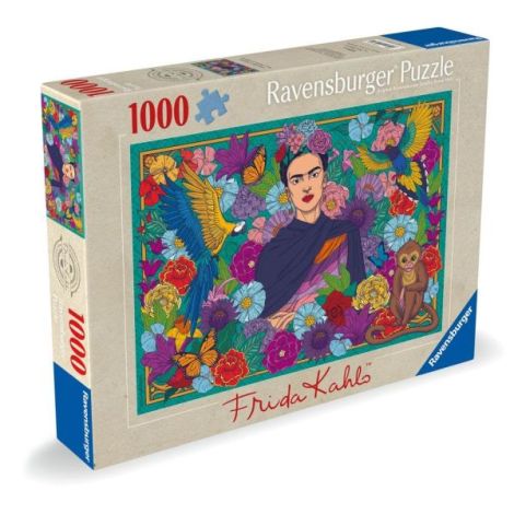 Ravensburger - Puzzle Frida Kahlo inconjurata de flori 1000 piese - poza 1