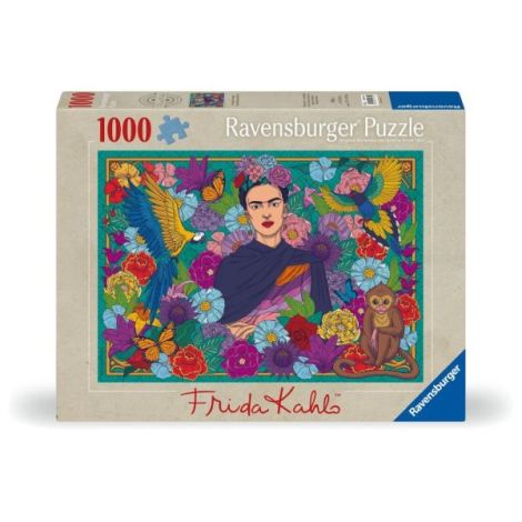 Ravensburger - Puzzle Frida Kahlo inconjurata de flori 1000 piese - poza 2