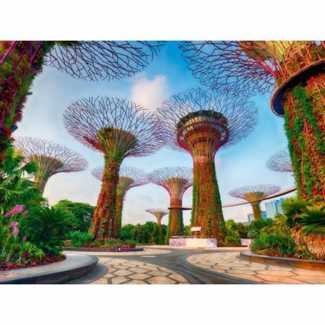 Ravensburger - Puzzle Gardens by the Bay Singapore 1500 piese - poza 3