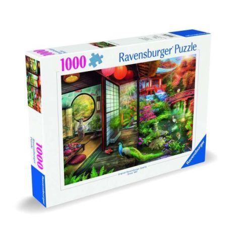 Ravensburger - Puzzle gradina japoneza 1000 piese design nou - poza 2