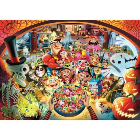 Ravensburger - Puzzle Halloween trick or treat 1000 piese - poza 3