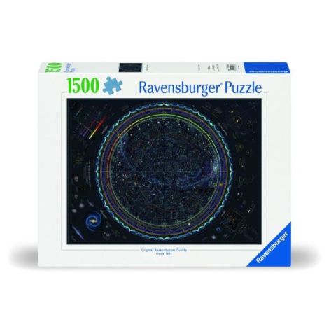 Ravensburger - Puzzle harta universului 1500 piese design nou - poza 1