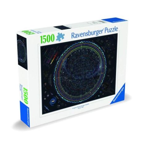 Ravensburger - Puzzle harta universului 1500 piese design nou - poza 2