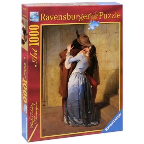 Ravensburger - Puzzle Hayez sarutul 1000 piese design nou - poza 2