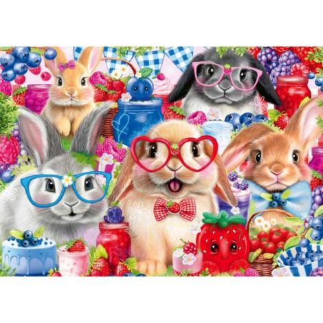 Ravensburger - Puzzle iepurasi si fructe de padure 35 piese - poza 3
