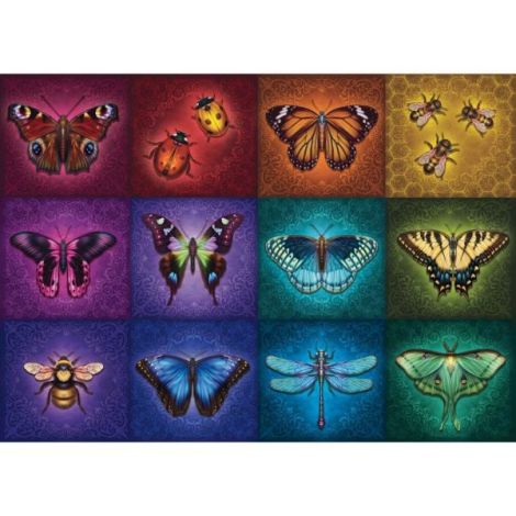 Ravensburger - Puzzle insecte cu aripi 1000 piese design nou - poza 1