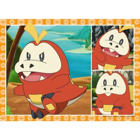 Ravensburger - Puzzle interactiv cu buton sonor pentru testarea rapiditatii Pokemon 4x35 piese - poza 5