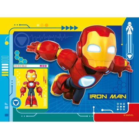 Ravensburger - Puzzle Iron Man si prietenii 4 buc in cutie 12 16 20 24 piese - poza 3