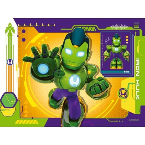 Ravensburger - Puzzle Iron Man si prietenii 4 buc in cutie 12 16 20 24 piese - poza 4