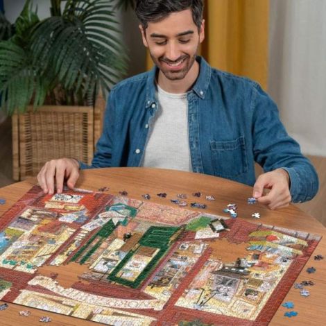 Ravensburger - Puzzle librarie 1500 piese design nou - poza 2