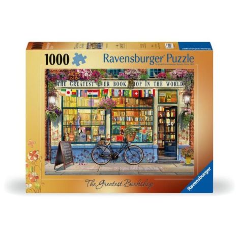 Ravensburger - Puzzle librarie grozava 1000 piese design nou - poza 2