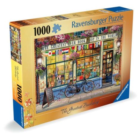 Ravensburger - Puzzle librarie grozava 1000 piese design nou - poza 3