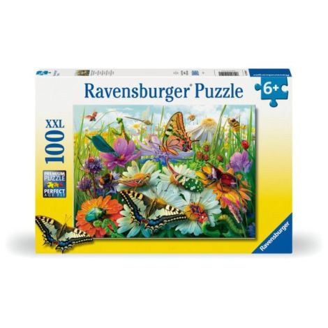 Ravensburger - Puzzle lumea minunata a insectelor 100 piese XXL - poza 1
