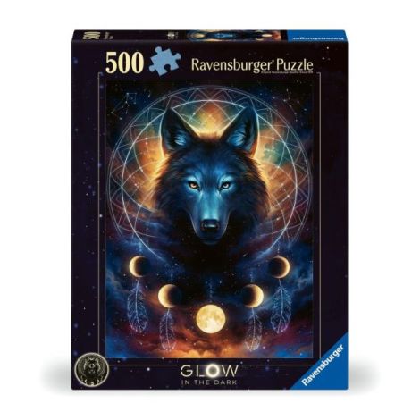 Ravensburger - Puzzle lup 500 piese lumineaza in intuneric design nou - poza 2