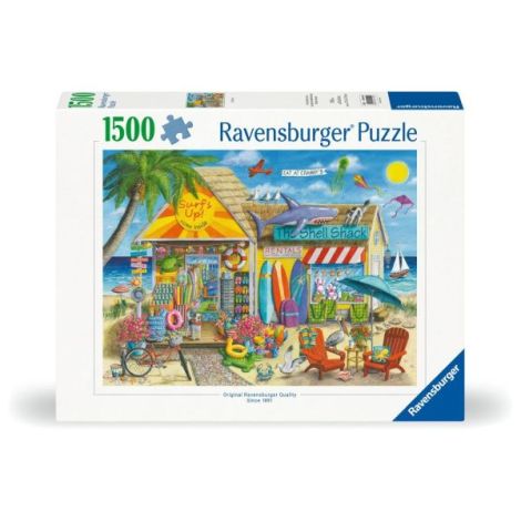Ravensburger - Puzzle magazin de inchirieri pe plaja 1500 piese - poza 1
