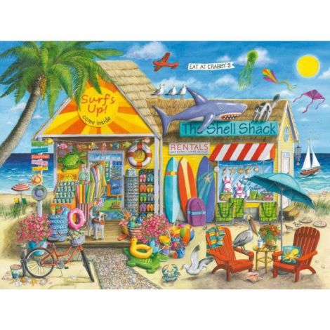 Ravensburger - Puzzle magazin de inchirieri pe plaja 1500 piese - poza 3