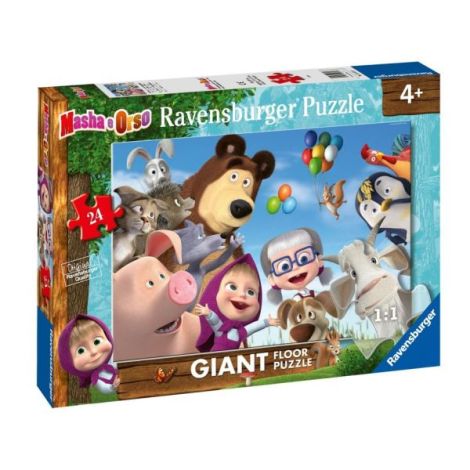 Ravensburger - Puzzle mare de podea Masha si ursul 24 piese - poza 3