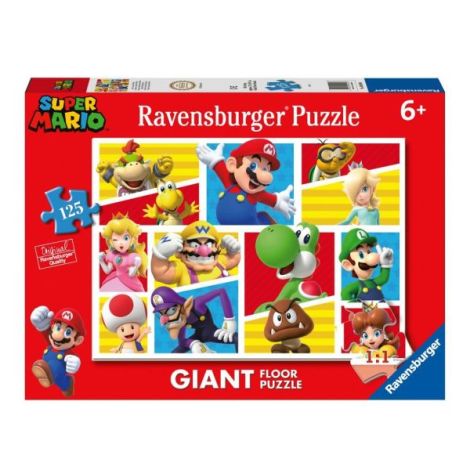 Ravensburger - Puzzle mare de podea Super Mario 125 piese - poza 1