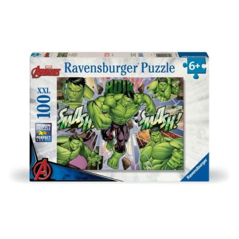 Ravensburger - Puzzle Marvel Hulk 100 piese XXL - poza 1