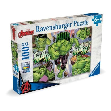 Ravensburger - Puzzle Marvel Hulk 100 piese XXL - poza 2