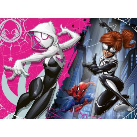 Ravensburger - Puzzle Marvel Spiderman 4 buc in cutie 12 16 20 24 piese - poza 4