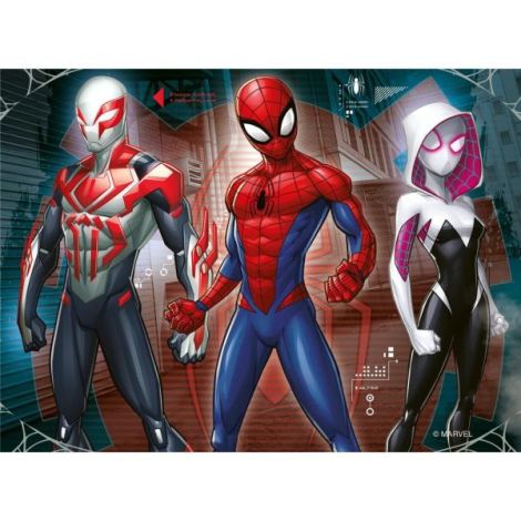 Ravensburger - Puzzle Marvel Spiderman 4 buc in cutie 12 16 20 24 piese - poza 5