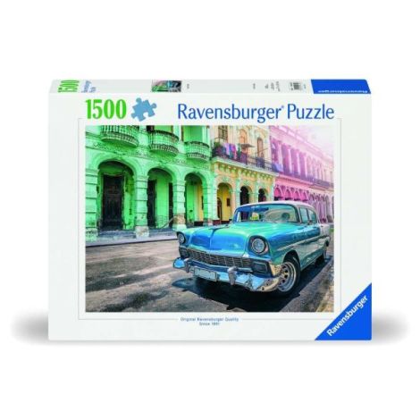 Ravensburger - Puzzle masina din Cuba 1500 piese design nou - poza 1