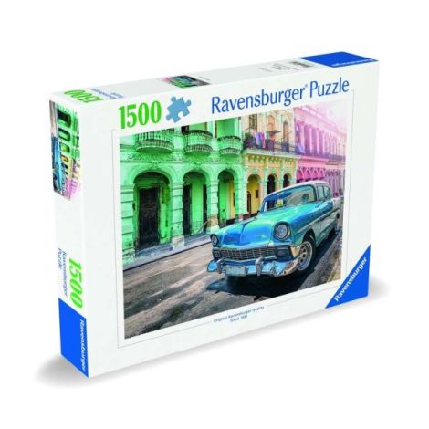 Ravensburger - Puzzle masina din Cuba 1500 piese design nou - poza 2