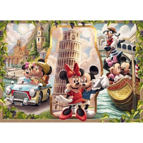 Ravensburger - Puzzle Mickey si Minnie in vacanta 1000 piese design nou - poza 1